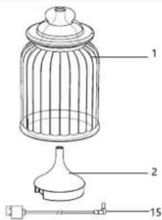OREGON SCIENTIFIC Sweet Pot HWI0005 - PARTS - 2