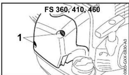 STIHL FS 490 CEM - Betriebshinweise Luftfilter - 1