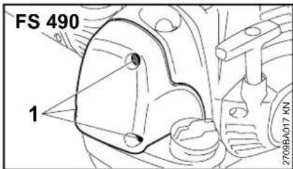 STIHL FS 490 CEM - Remplacement du filtré à air - 2