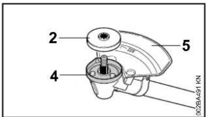 STIHL FS 490 CEM - Schutzring wechseln - 2