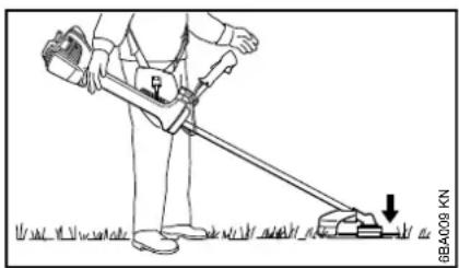 STIHL FS 490 CEM - Positions d'équilibre - 1