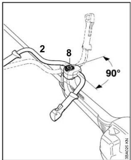 STIHL FS 490 CEM - Dans la position de transport - 1