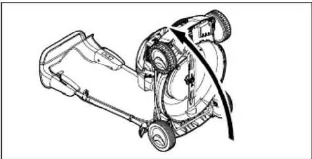 STIHL RM 4 RV - Ribaltamento del tosaerba - 2
