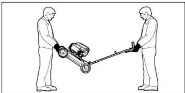 STIHL RM 4 RV - Trasporto del tosaerba - 1