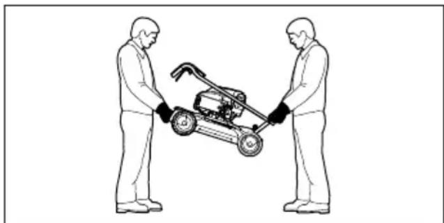 STIHL RM 4 RV - Transportar o cortador de relva - 2