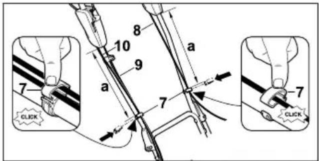 STIHL RM 4 RV - A tolókar felszerelése - 3