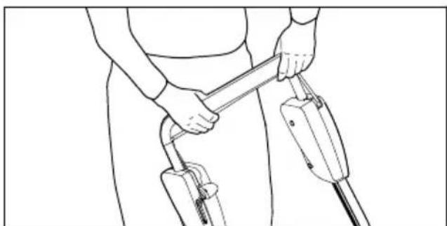 STIHL RM 4 RV - Sådan holdes og føres plæne- klipperen - 1