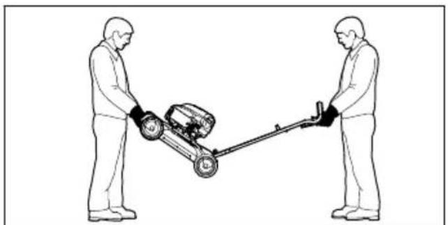 STIHL RM 4 RT - Bær plæneklipperen - 1