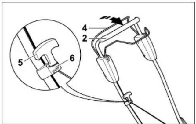STIHL RM 4 RT - Dépliage et réglage du guidon - 2