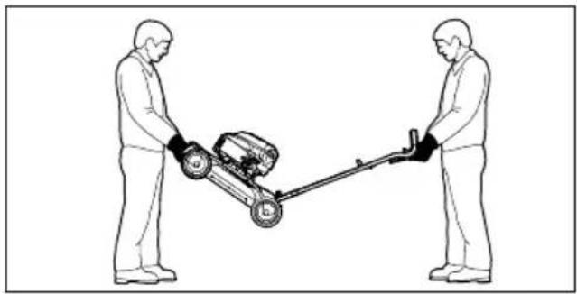 STIHL RM 4 RT - Trasporto del tosaerba - 1