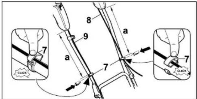 STIHL RM 4 RT - Vadības roktura uzstādīšana - 3