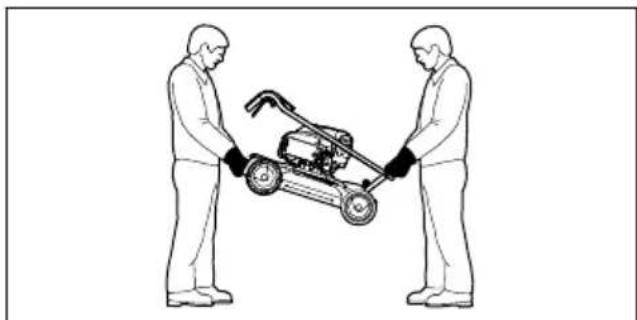 STIHL RM 4 RT - Transportar el cortacésped a mano - 2
