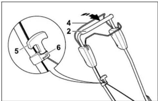 STIHL RM 4 RT - Apertura e regolazione del manubrio - 2