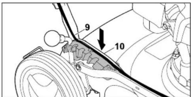 STIHL RM 4 RT - Vadības roktura uzstādīšana - 4