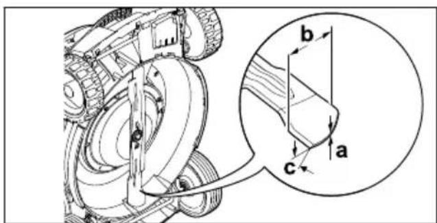 STIHL RM 4 RT - Messer prüfen - 1