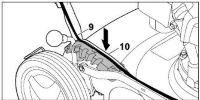 STIHL RM 4 RT - Montáž vodicího držadla - 4