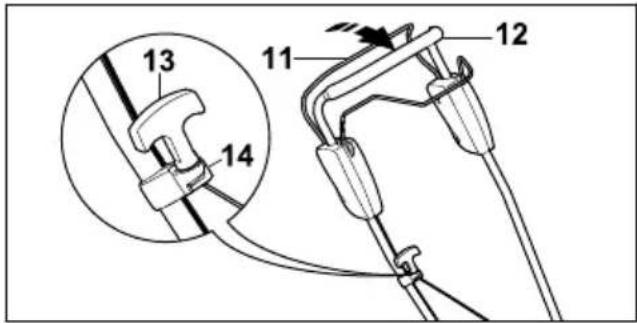 STIHL RM 4 RT - A tolókar felszerelése - 5