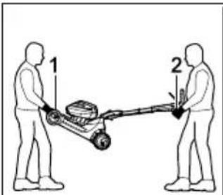STIHL RMA 448 VC - Bær plæneklipperen - 1