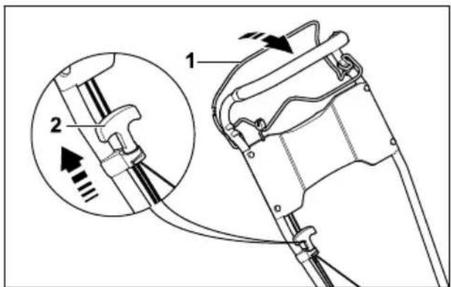 STIHL RM 4 RTP - A motor beindítása - 1