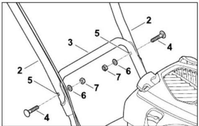 STIHL RM 4 RTP - YctaHOBka Bedyue pyuKn - 2