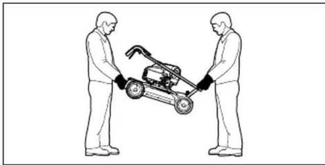 STIHL RM 4 RTP - Transportar o cortador de relva a maior - 2