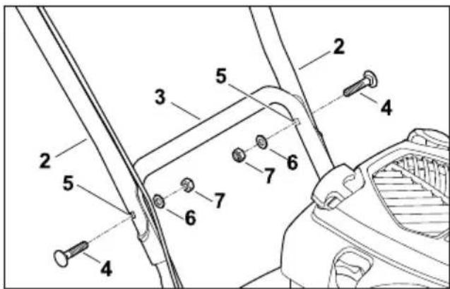 STIHL RM 4 RTP - Duwstang monteren - 2
