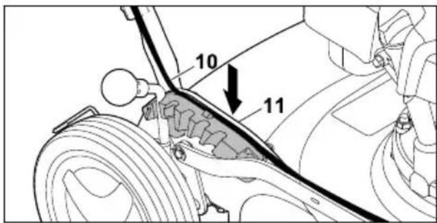 STIHL RM 4 RTP - A tolókar felszerelése - 4