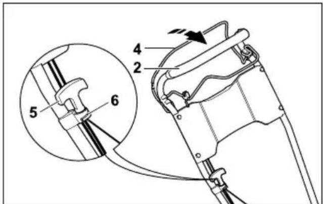 STIHL RM 4 RTP - Lenker aufklappen und einstellen - 2