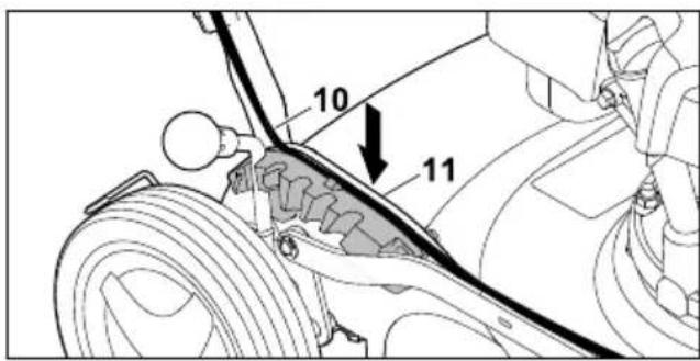 STIHL RM 4 RTP - Zamontowanie uchwytu kierujacego - 4