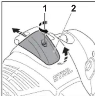 STIHL FS 561 CEM - Zündkerze reinigen - 1