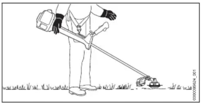 STIHL FS 561 CEM - Équilibrage de la débroussailleuse - 1