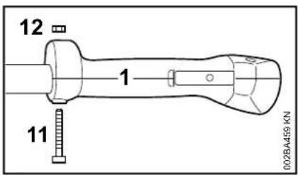 STIHL FS 410 CEM - Montaggio del manico tubolare - 12