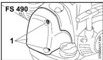 STIHL FS 410 CEM - Luftfilter wechseln - 2