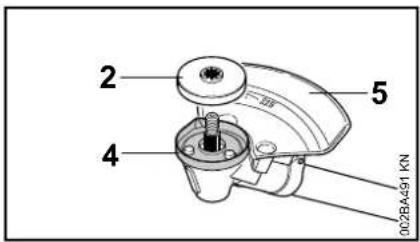 STIHL FS 410 CEM - Schutzring wechseln - 2