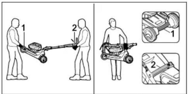 STIHL RMA 443 PV - Перенос газонокосилки - 1
