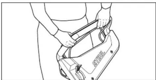STIHL RMA 443 PV - Conduite et guidage de la ton-deuse - 1