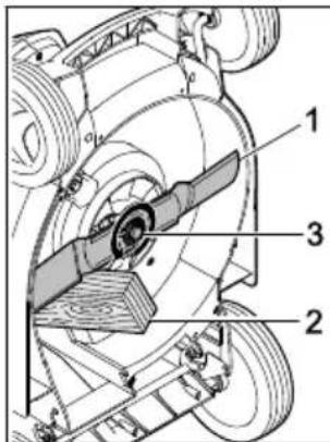 STIHL RMA 443 PV - Afmonter kniven - 1