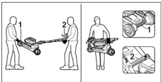 STIHL RMA 443 PV - Bära gräsklipparen - 1