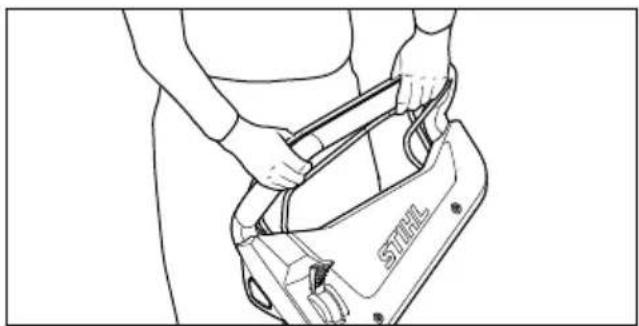 STIHL RMA 443 PV - Удерживание и перемещение газонокосилки - 1