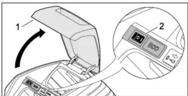 STIHL RMA 448 PV - ECO-Modus einschalten - 1