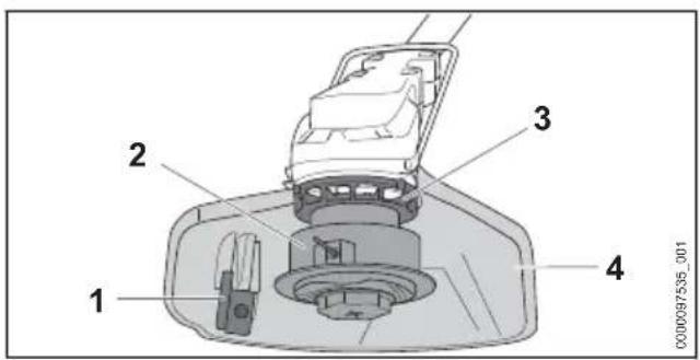 STIHL FSA 60 R SET - Deflector and Cutting Attachments - 1