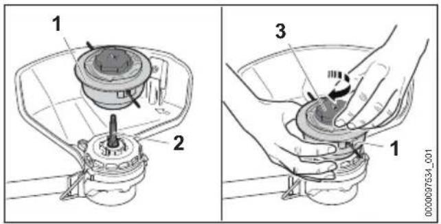 STIHL FSA 60 R SET - Mounting the Mowing Head - 1