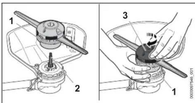 STIHL FSA 60 R SET - Tête faucheuse PolyCut 6-2 - 1