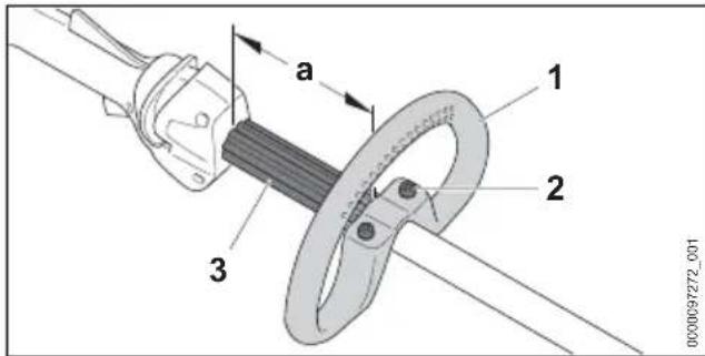 STIHL FSA 60 R SET - Ajustage de la poignée circulaire - 1