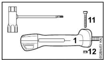 STIHL FS 460 CEM - Montaggio del manico tubolare - 8