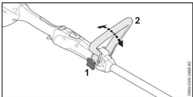STIHL FSA 57 SET - Beugelhandgreep afstellen - 1