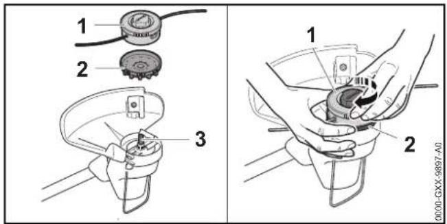 STIHL FSA 57 SET - Montare la testa falciante - 1