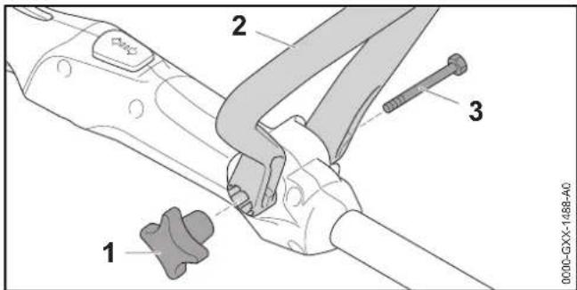 STIHL FSA 57 SET - Beugelhandgreep monteren - 1