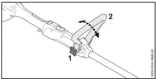 STIHL FSA 57 SET - Adjusting the Loop Handle - 1