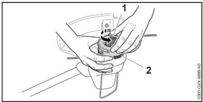 STIHL FSA 57 SET - Maaikop verwijderen - 1